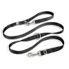 Curli Adjustable Nylon Dog Leash - Black - Medium