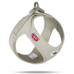 Curli Clasp Mesh Vest Dog Harness - Tan - Medium