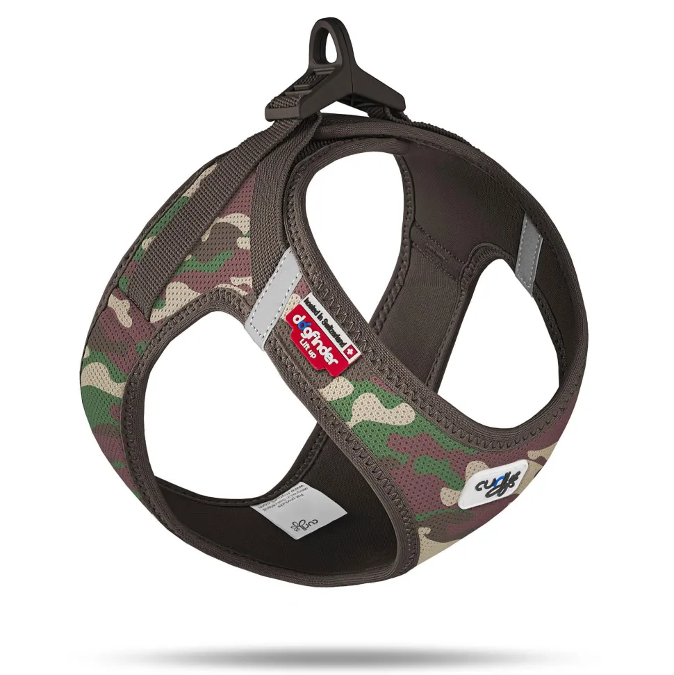 Curli Clasp Mesh Vest Dog Harness - Camo - Extra Small