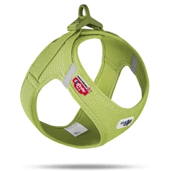 Curli Clasp Mesh Vest Dog Harness - Lime - Small