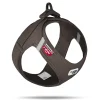 Curli Clasp Mesh Vest Dog Harness - Brown - Large