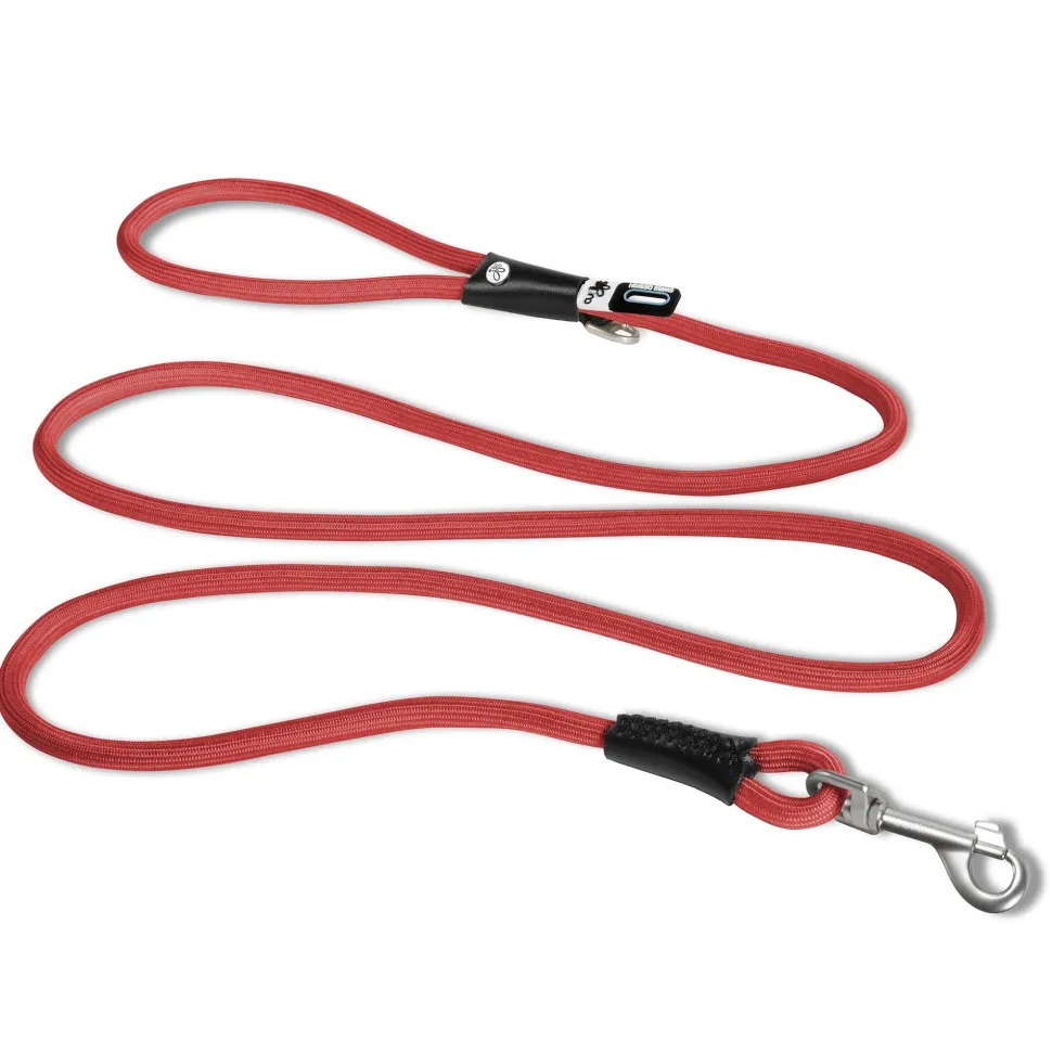 Curli Stretch Comfort Dog Leash - Red - Medium
