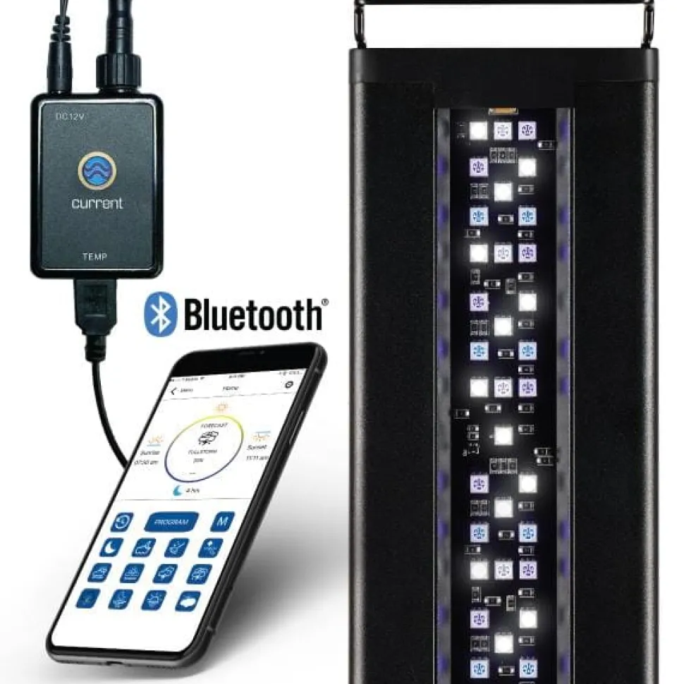 Current USA Orbit Marine LED Reef Light with Remote or Loop Bluetooth Control - 18-24" Inch