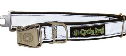 Cycle Dog Regular Earth-Friendly Dog Collar - Silver - Large