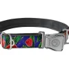 Cycle Dog Regular Earth-Friendly Dog Collar - Red Tulip - Medium