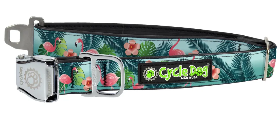 Cycle Dog Regular Earth-Friendly Dog Collar - Flamingo - Medium