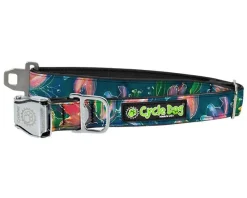 Cycle Dog Regular Earth-Friendly Dog Collar - Wildflower - Large