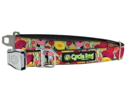 Cycle Dog Regular Earth-Friendly Dog Collar - Flower - Large