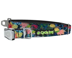 Cycle Dog Regular Earth-Friendly Dog Collar - Water Lily - Large