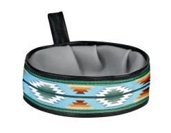 Cycle Dog Trail Buddy Dog Bowl - Camp Pattern- 22 Oz