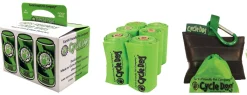 Cycle Dog Waste Pickup Bags with Pouch