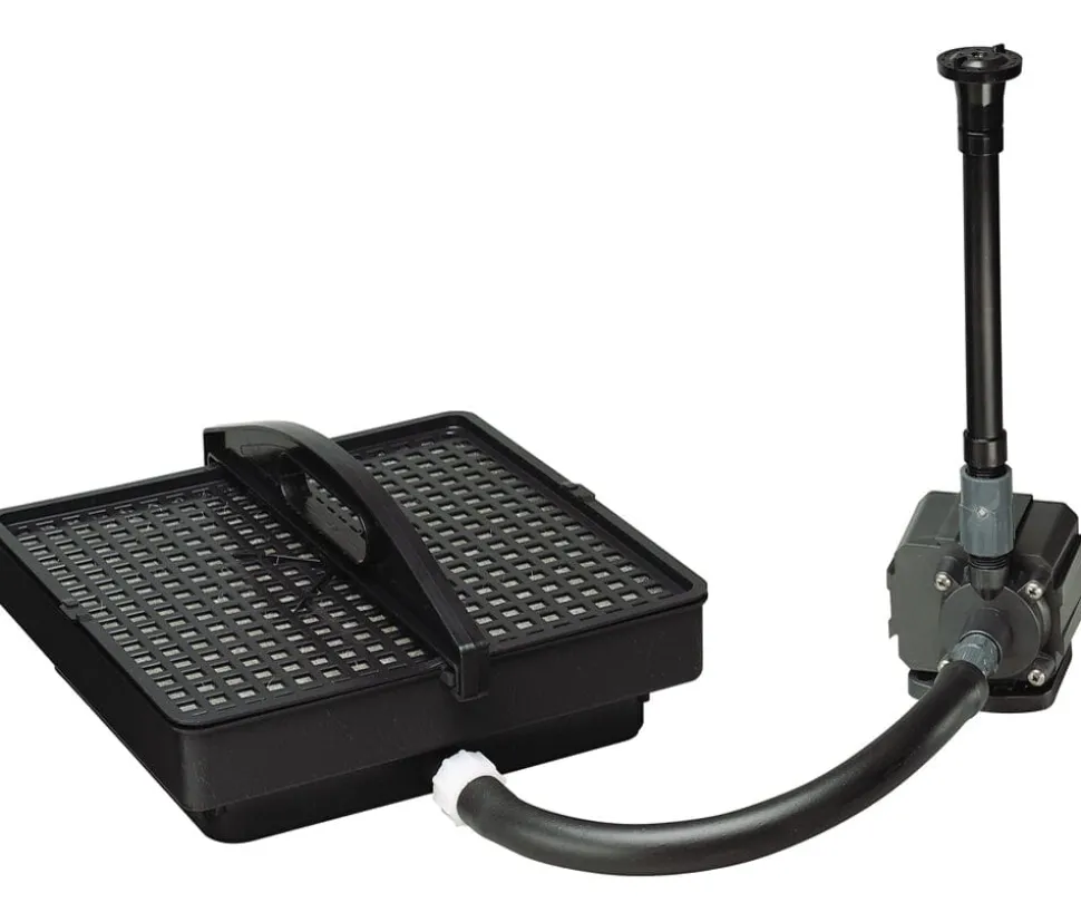 Danner Garden Pond 1700 Filter & Pump Kit - Black - 700 GPH