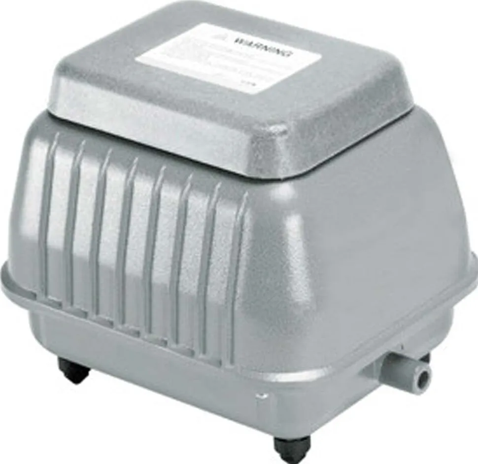 Danner Oxy-Flow AP-60 High Volume Aquarium Air Pump - Silver