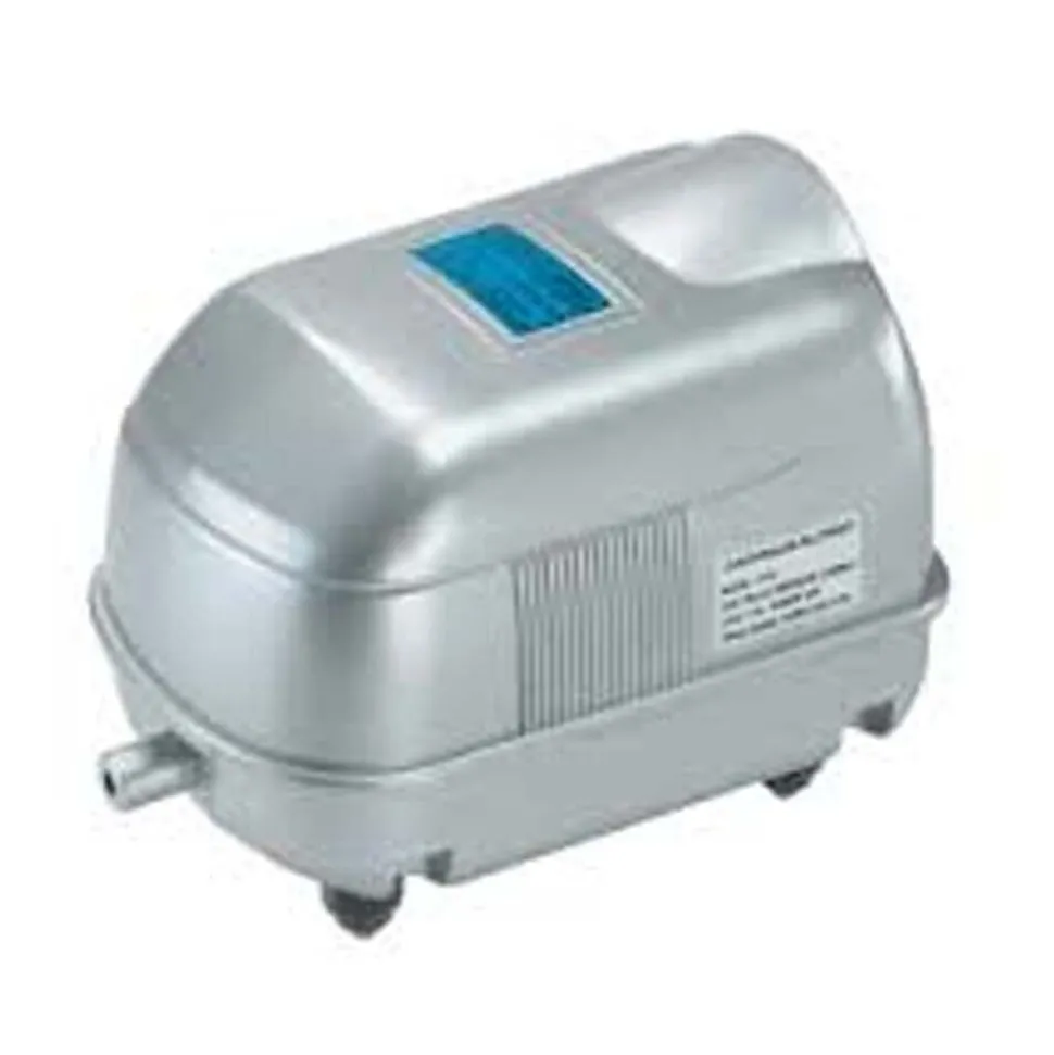 Danner Oxy-Flow AP-20 High Volume Aquarium Air Pump - Silver
