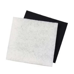 Danner Pondmaster Replacement Pads Filter Media Carbon & Coarse - Black and White - 12 In. X 12 in - 2 Piece