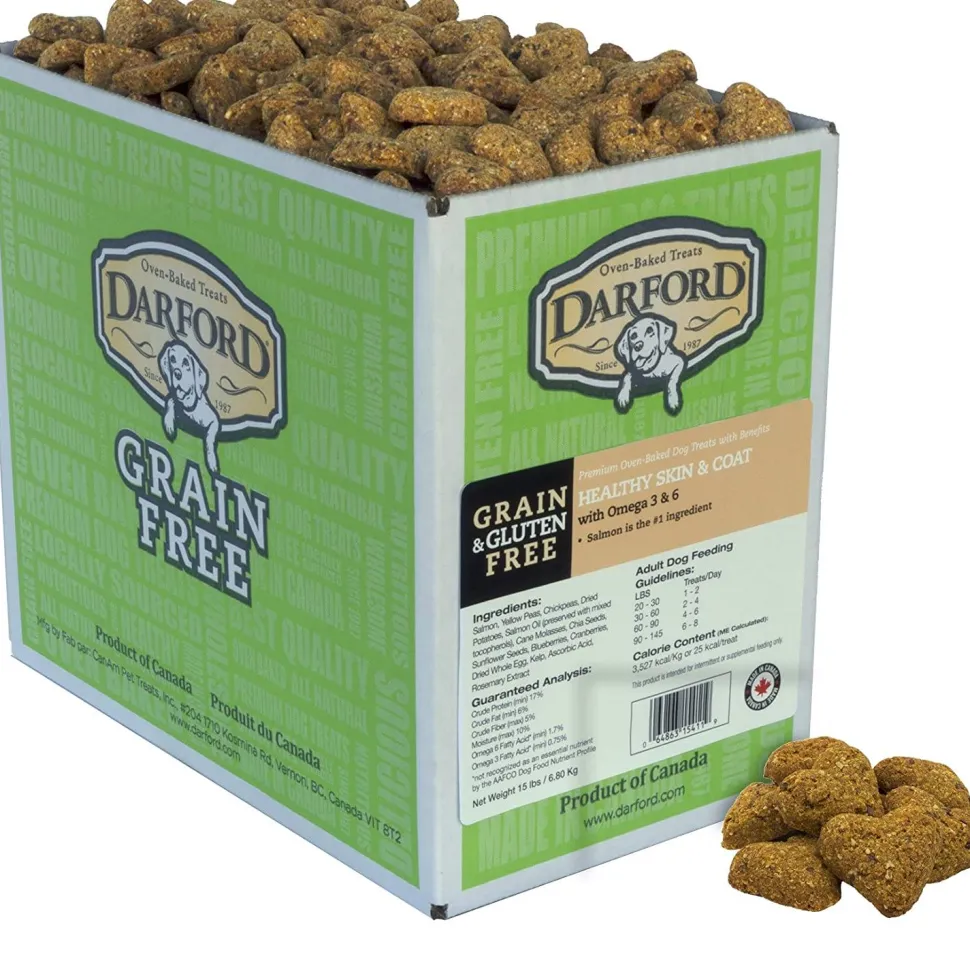 Darford Grain Free Healthy Skin & Coat Bulk Dog Biscuits - 15 lb Bag