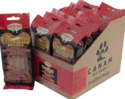 Darford Junior Mega Bacon Bones Display Box Dog Biscuits - 12 Count