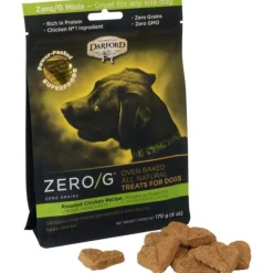 Darford Zero/G Roasted Chicken Mini's Dog Bisuits - 6 oz - Case of 6