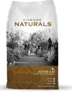 Diamond Naturals Active Cat Chicken Meal & Rice Formula Dry Cat Food
