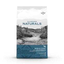 Diamond Naturals Real Meat Skin and Coat Formula with Wild Caught Salmon Dry Dog Food - 30 Lbs
