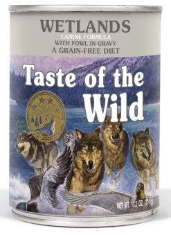 Diamond Pet Foods Taste of the Wild Duck and Chicken Grain-Free Wetlands Wild Fowl Canned Dog Food- 13.2 Oz - Case of 12