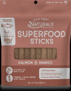 Dog Treat Naturals Superfood Sticks Beef and Pumpkin with Turmeric Soft and Chewy Training Dog Treats - 10 Oz