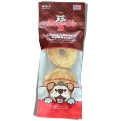 Dog-O's Cheese Chompers with Bacon Crunchy Dog Treats