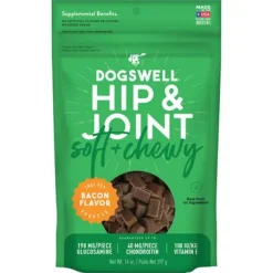 Dogswell Grain Free Soft & Chewy Soft and Chewy Dog Treats - Bacon 14 oz Bag