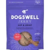 DOGSWELL Hip and Joint Grain Free Jerky Beef Soft and Chewy Dog Treats - 10 oz Bag