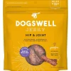 DOGSWELL Hip and Joint Grain Free Jerky Duck Soft and Chewy Dog Treats - 20 oz Bag