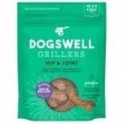 DOGSWELL Hip and Joint Grain Free Griller Duck Soft and Chewy Dog Treats - 10 oz Bag