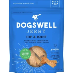 DOGSWELL Hip and Joint Grain Free Jerky Chicken Soft and Chewy Dog Treats - 12 oz Bag
