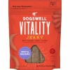 DOGSWELL Vitality Beef & Banana Jerky Soft and Chewy Dog Treats - 10 oz Bag
