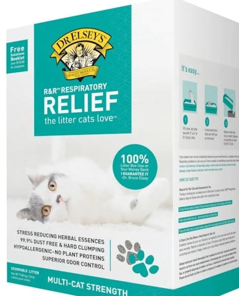 Dr. Elsey's Precious Cat Litter Alternative Premium Clumping Respiratory Relief Clumping Clay Cat Litter - 20 lb Box