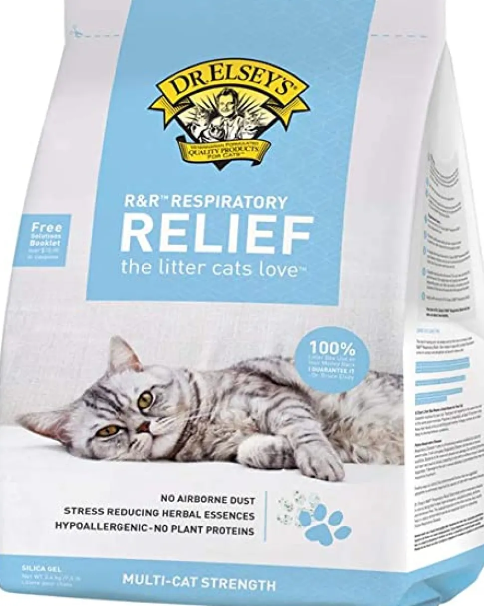 Dr. Elsey's Precious Cat Litter Alternative Premium Clumping Respiratory Relief Silica Gel Cat Litter - 7.5 lb