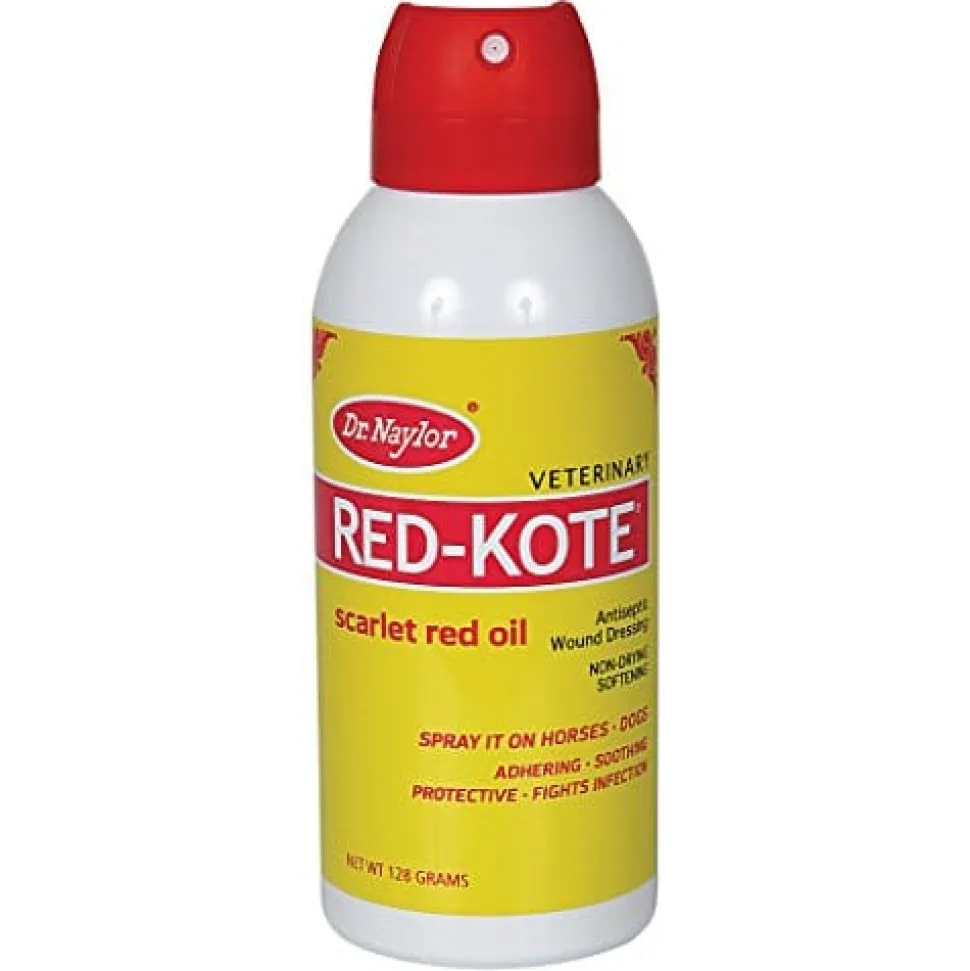 Dr. Naylor Red Kote Scarlet Red Oil Veterinary Supplies Sprays/Daubers - 5 Oz