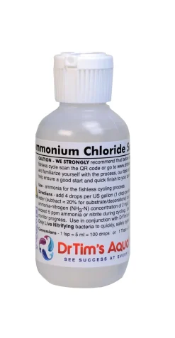 Dr Tim's Aquatics Ammonium Chloride Aquarium Solution - 2 Oz