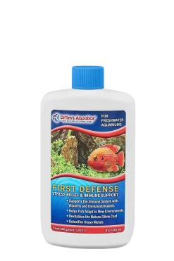Dr Tim's Aquatics First Defense (480GAL) Stress and Immune Freshwater Solution - 8 Oz