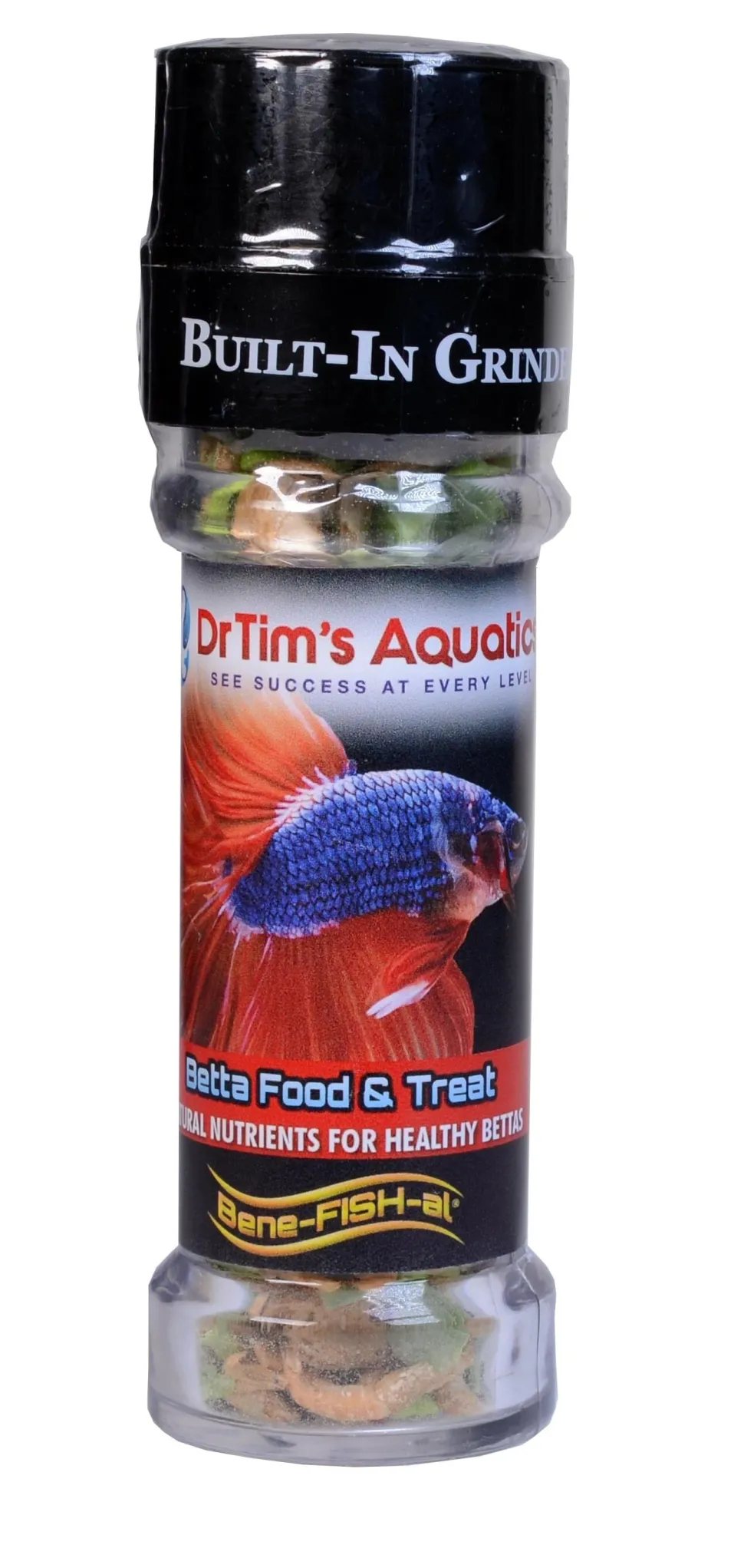 Dr Tim's Aquatics Freshwater Shrimp Bene-Fish Food with Grinder .42Z