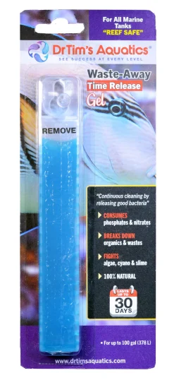 Dr Tim's Aquatics Marine Waste Away Gel Saltwater Aquarium Solution - Large
