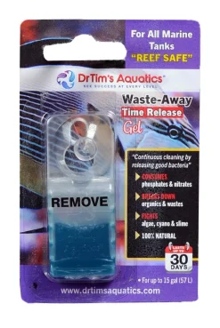 Dr Tim's Aquatics Marine Waste Away Gel Saltwater Aquarium Solution - Small