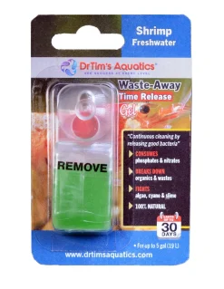 Dr Tim's Aquatics Waste-Away Time Release Gel for Freshwater Shrimp - (10GAL)