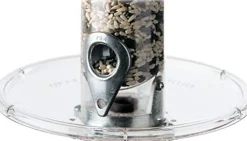 Droll Yankees A-Series Seed Tray with Thread Plug Wild Bird Accessories - Clear - 7.5 In