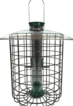Droll Yankees New Generation Sunflower Caged Haven Wild Bird Feeder - Green - 1 Lb Cap