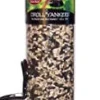Droll Yankees Onyx Clever Clean Sunflower and Mixed Seed Tube Type Wild Bird Feeder - Black - 2 Lbs Cap