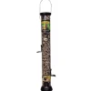 Droll Yankees Onyx Clever Clean Sunflower and Mixed Seed Wild Bird Feeder - Black - 3 Lbs Cap