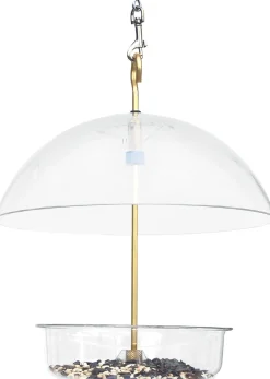 Droll Yankees Seed Saver with Adjustable Dome Wild Bird Feeder - Clear - 1 Lb Cap