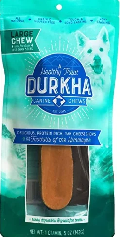 Durkha Himalayan Large Cheese Natural Dog Chews - 5 lb Bag