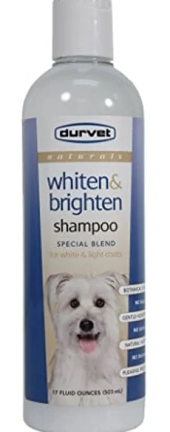 Durvet Naturals Whiten & Brighten Dog Shampoo - 17 Oz