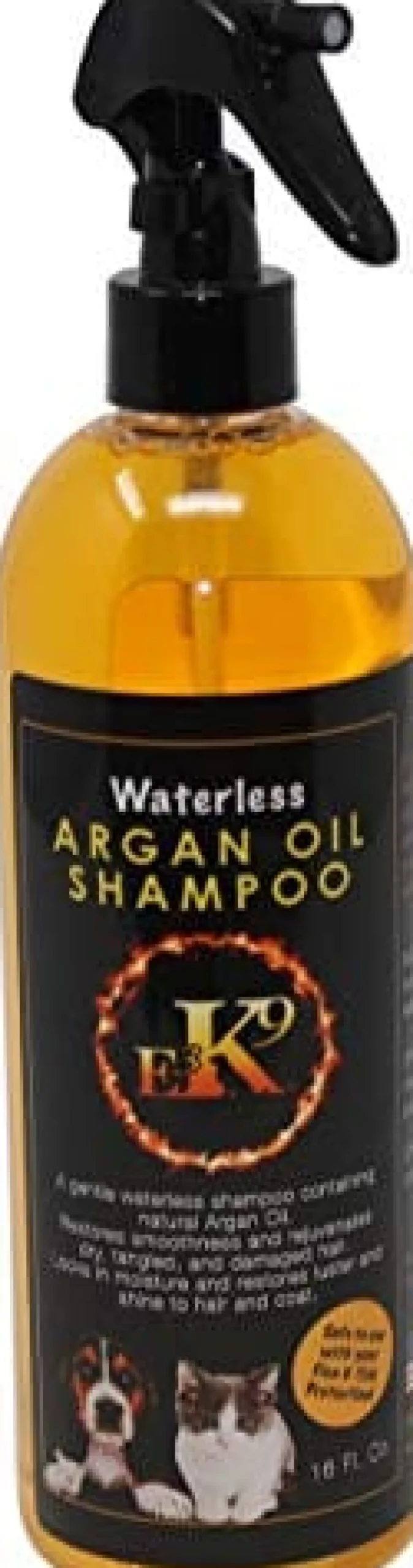 E3 K9 Argan Oil Waterless Dog Shampoo - 16 Oz